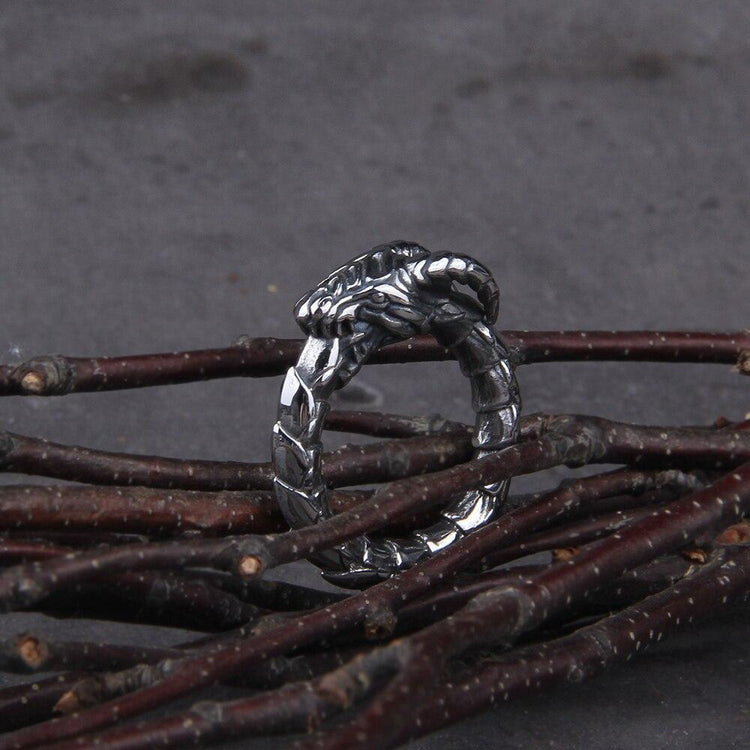 Stainless steel snake ring - Ouroboros Stainless steel snake ring - Ouroboros