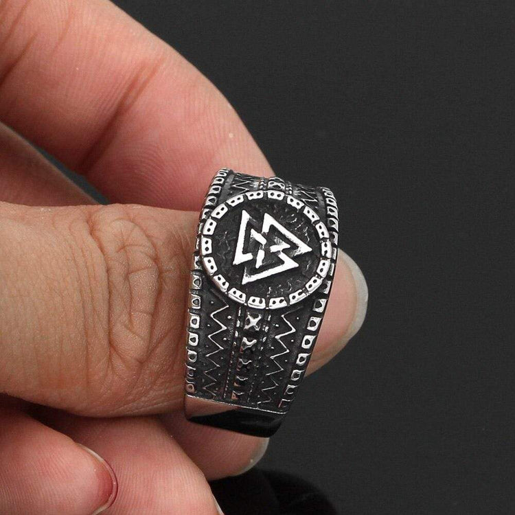 Valknut Ring | Stainless Steel Valknut Ring | Stainless Steel