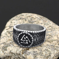 Valknut Ring | Stainless Steel Valknut Ring | Stainless Steel
