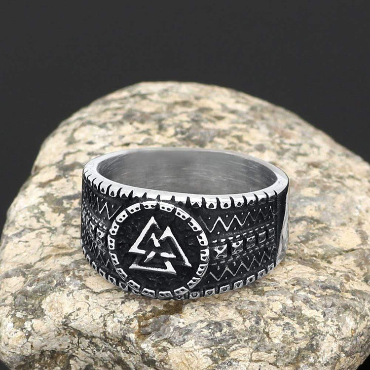 Valknut Ring | Stainless Steel Valknut Ring | Stainless Steel