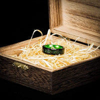 Jarl's ring \"Kattegat Forest\" in Tungsten Jarl's ring \"Kattegat Forest\" in Tungsten