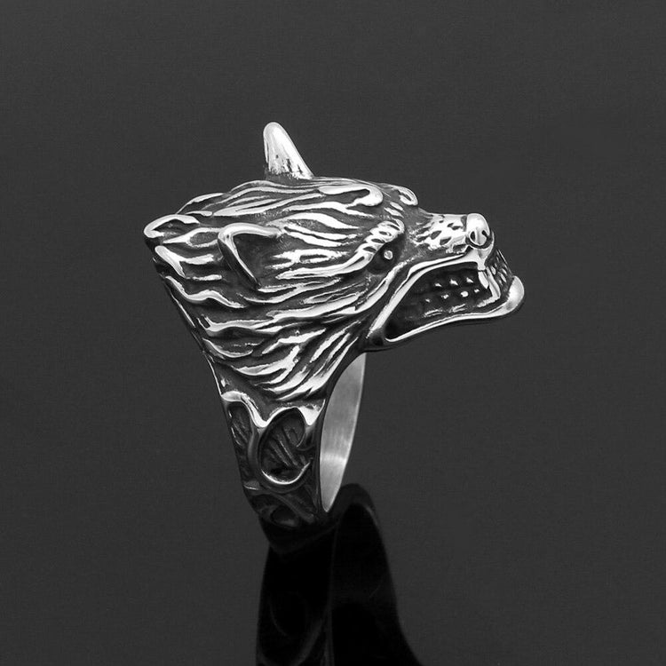 Fenrir Ring | Stainless Steel Fenrir Ring | Stainless Steel