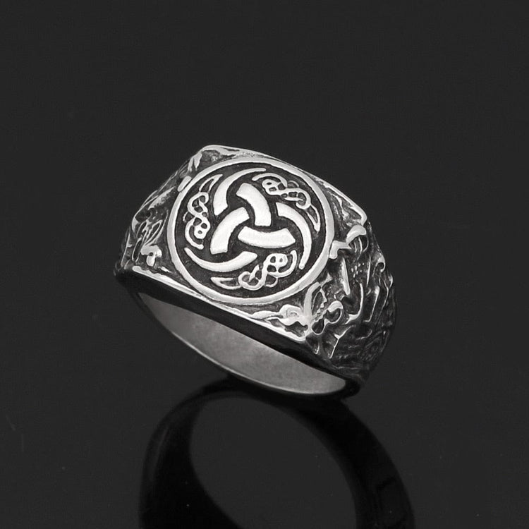 Triple Horn of Odin Ring Triple Horn of Odin Ring