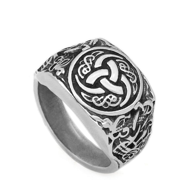 Triple Horn of Odin Ring Triple Horn of Odin Ring