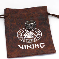 Valknut ring worn by Odin's ravens Valknut ring worn by Odin's ravens