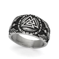 Valknut ring worn by Odin's ravens Valknut ring worn by Odin's ravens