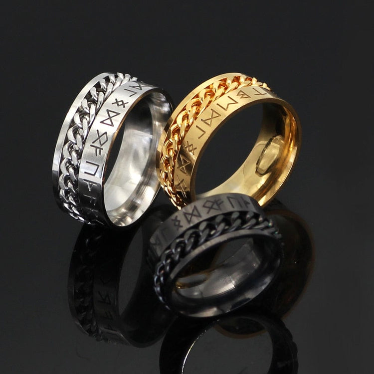 Modern Viking Ring - sacred runes Modern Viking Ring - sacred runes