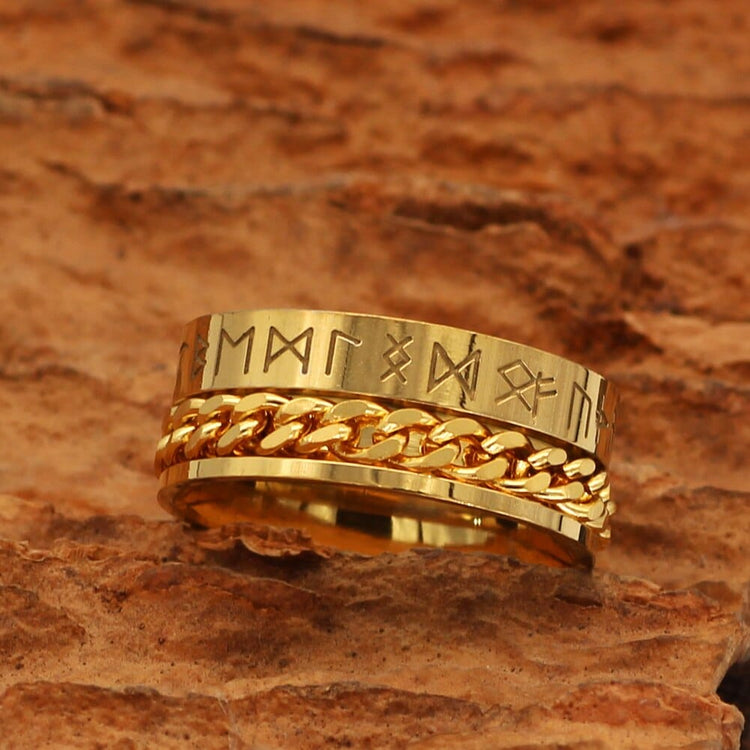 Modern Viking Ring - sacred runes Modern Viking Ring - sacred runes