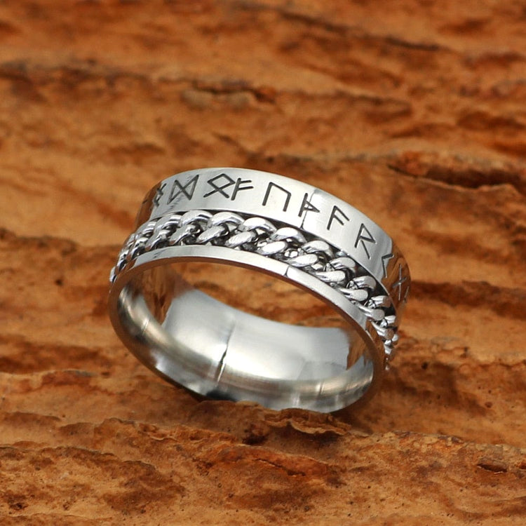 Modern Viking Ring - sacred runes Modern Viking Ring - sacred runes