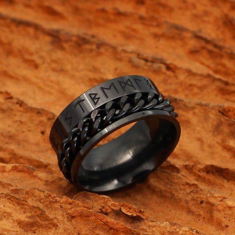 Modern Viking Ring - sacred runes Modern Viking Ring - sacred runes