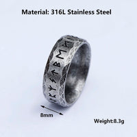 Viking ring rune \"Hero's Wisdom\" Viking ring rune \"Hero's Wisdom\"