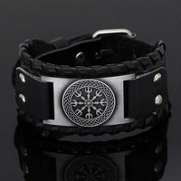 Aegishjalmur Leather Bracelet Aegishjalmur Leather Bracelet