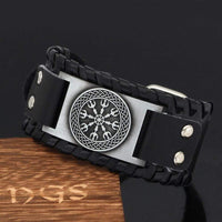 Aegishjalmur Leather Bracelet Aegishjalmur Leather Bracelet