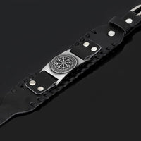 Aegishjalmur Leather Bracelet Aegishjalmur Leather Bracelet