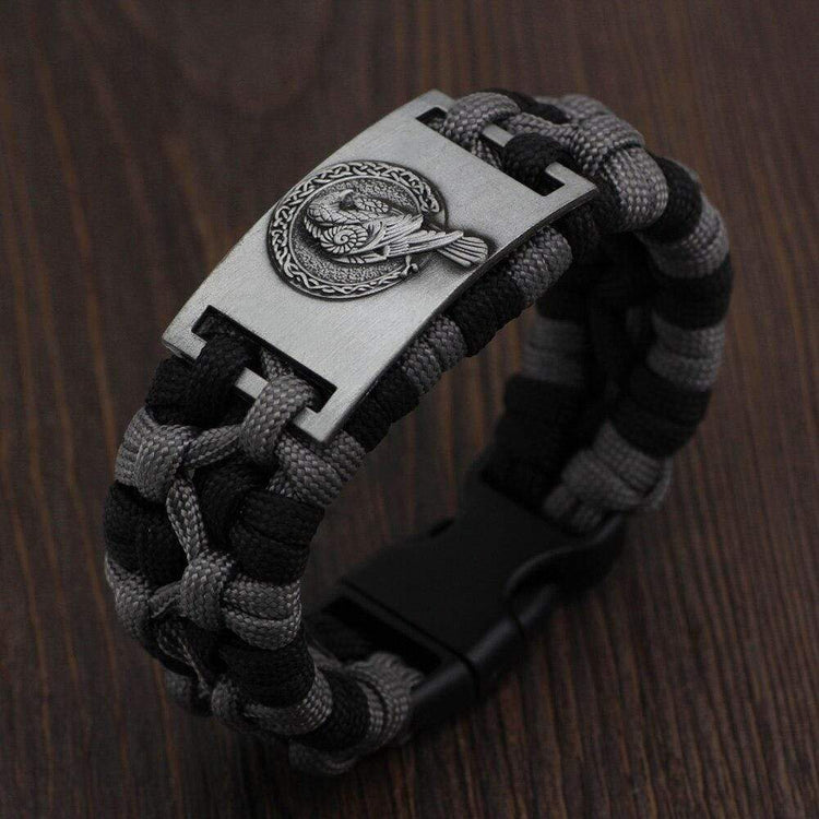Bracelet raven of Odin paracord Bracelet raven of Odin paracord