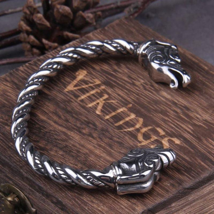 Viking Loyalty Bracelet - Dragon Head Viking Loyalty Bracelet - Dragon Head