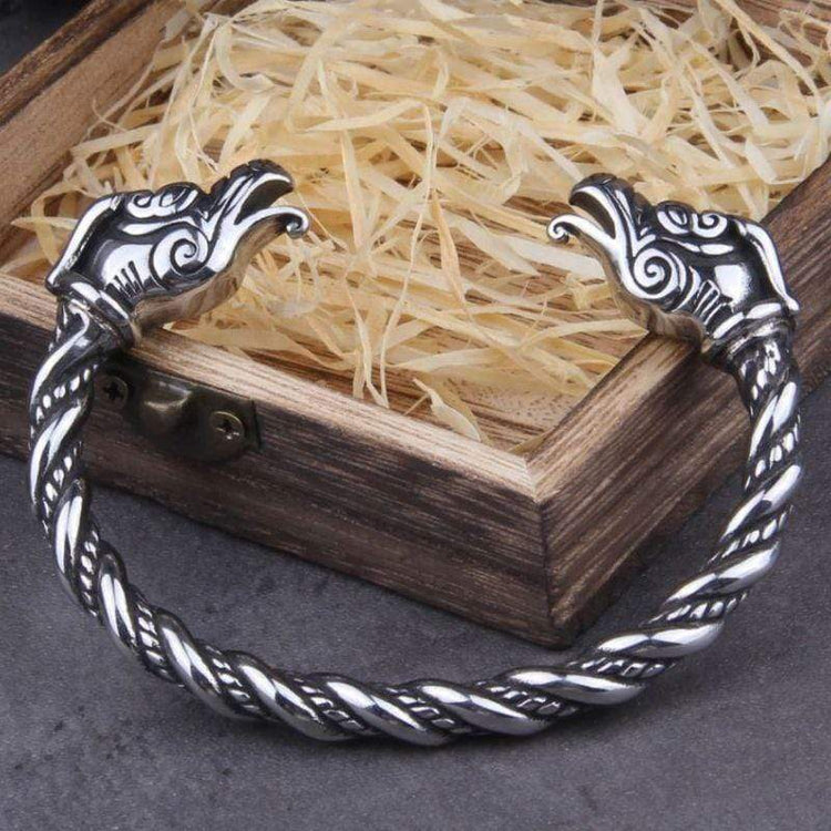 Viking Loyalty Bracelet - Dragon Head Viking Loyalty Bracelet - Dragon Head