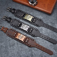 Adjustable Leather Strap - Fenrir Wolf Adjustable Leather Strap - Fenrir Wolf