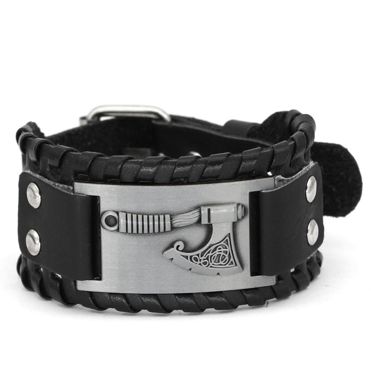 Leather Axe Bracelet Leather Axe Bracelet