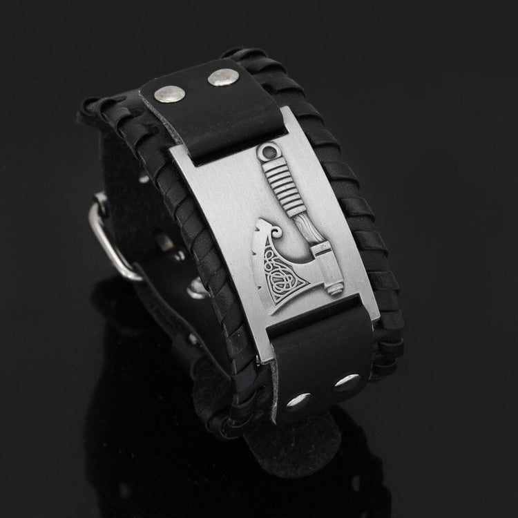 Leather Axe Bracelet Leather Axe Bracelet