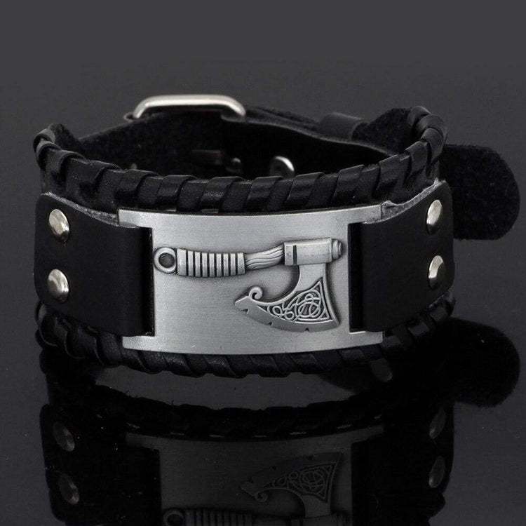 Leather Axe Bracelet Leather Axe Bracelet
