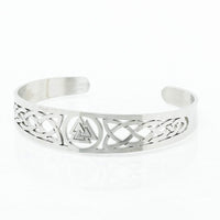 Viking Valknut Adjustable Stainless Steel Bracelet Viking Valknut Adjustable Stainless Steel Bracelet