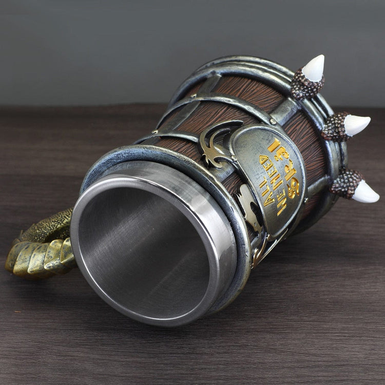 Viking mug \"All we need skal\" in resin Viking mug \"All we need skal\" in resin