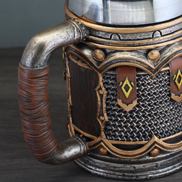 Berserker Fury\" viking mug in resin Berserker Fury\" viking mug in resin