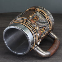 Berserker Fury\" viking mug in resin Berserker Fury\" viking mug in resin