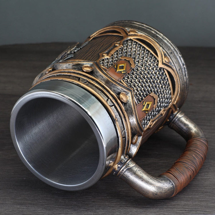 Berserker Fury\" viking mug in resin Berserker Fury\" viking mug in resin