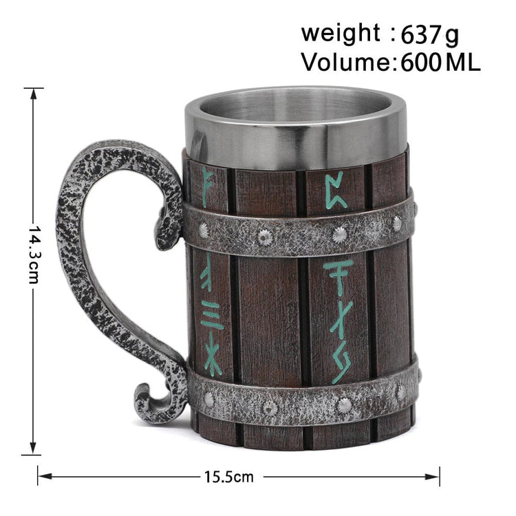Viking mug with Nordic rune Viking mug with Nordic rune