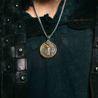Necklace sacred tree of Yggdrasil with Jörmungand Necklace sacred tree of Yggdrasil with Jörmungand