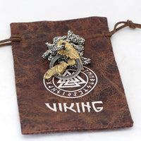 Odin's messenger ravens necklace in stainless steel Odin's messenger ravens necklace in stainless steel