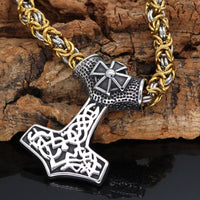 Bravery necklace Mjolnir ornamented Bravery necklace Mjolnir ornamented