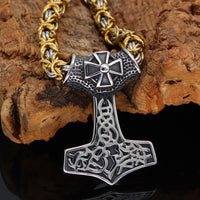 Bravery necklace Mjolnir ornamented Bravery necklace Mjolnir ornamented