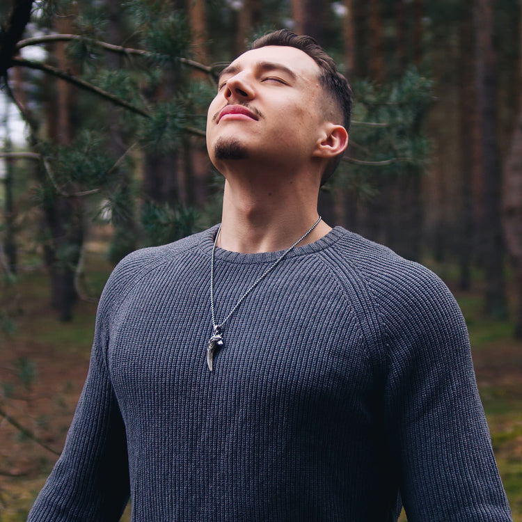 'Never give up' wolf necklace 'Never give up' wolf necklace