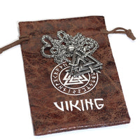 Necklace Swords of the Fallen Heroes - Valknut Necklace Swords of the Fallen Heroes - Valknut