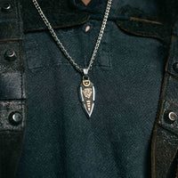 Odin's spear necklace - Valknut Odin's spear necklace - Valknut
