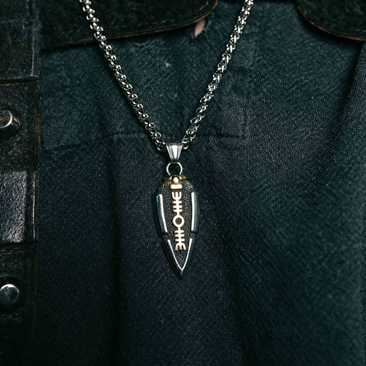 Odin's spear necklace - Valknut Odin's spear necklace - Valknut