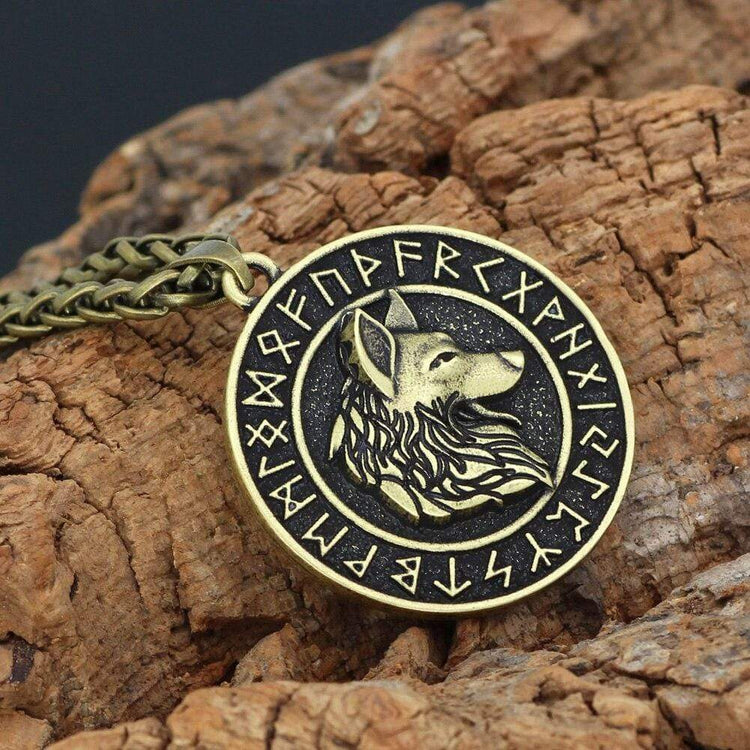 Wolf Necklace | Zinc Alloy Wolf Necklace | Zinc Alloy