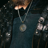 Giant Golden Wolf Necklace - Fenrir Giant Golden Wolf Necklace - Fenrir