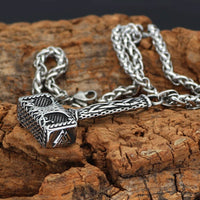 Mjolnir necklace with Yggdrasil tree of life Mjolnir necklace with Yggdrasil tree of life