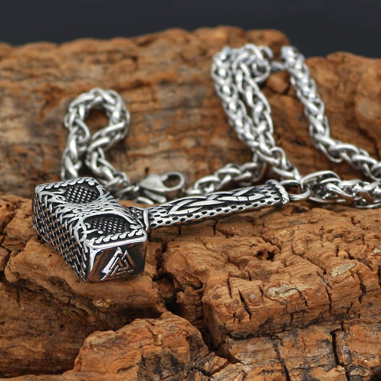 Mjolnir necklace with Yggdrasil tree of life Mjolnir necklace with Yggdrasil tree of life