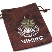 Necklace with carved spirit guide Vegvisir Necklace with carved spirit guide Vegvisir