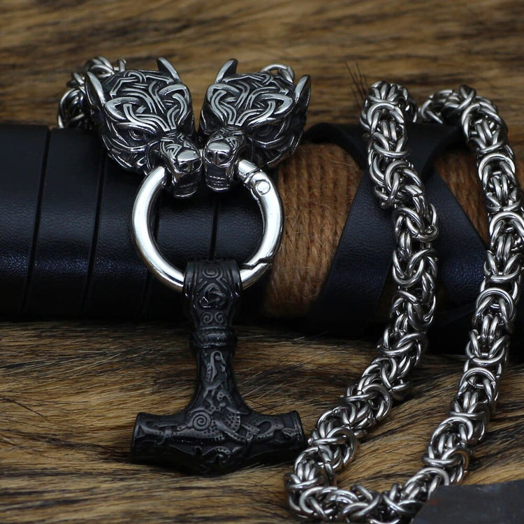 Mjolnir's power necklace and protection for Freki and Geri Mjolnir's power necklace and protection for Freki and Geri