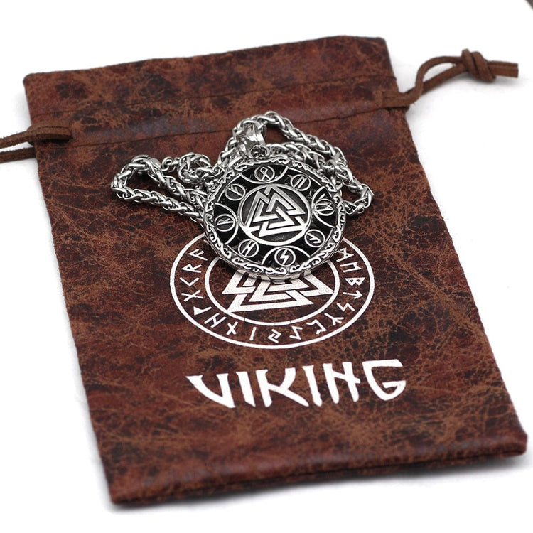 Valknut Runic Necklace Valknut Runic Necklace