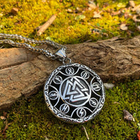 Valknut Runic Necklace Valknut Runic Necklace