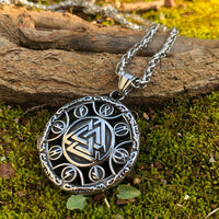 Valknut Runic Necklace Valknut Runic Necklace