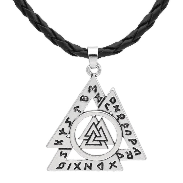 Interlocking Valknut collar Interlocking Valknut collar