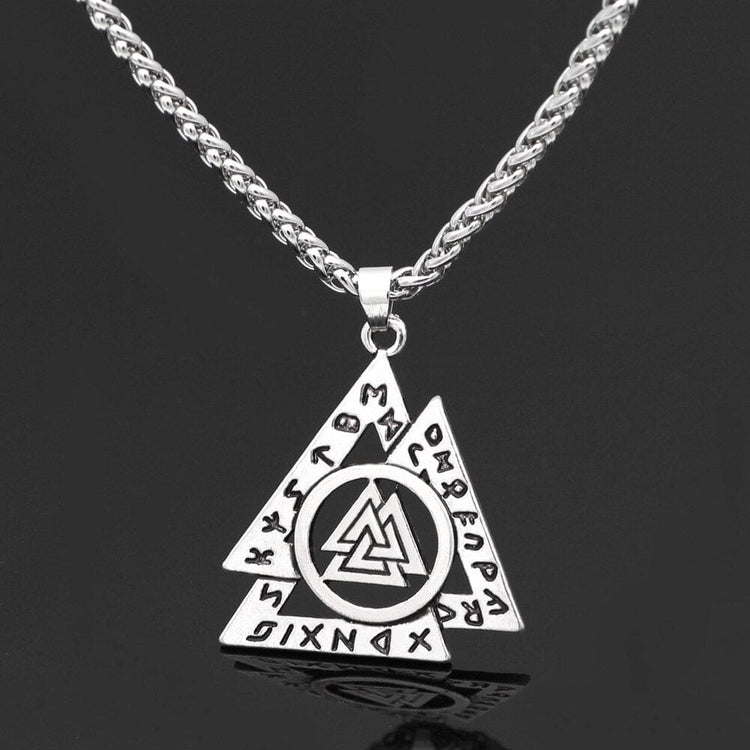Interlocking Valknut collar Interlocking Valknut collar